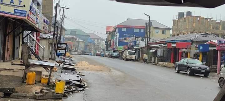 Roads deserted as Buhari lands in Imo