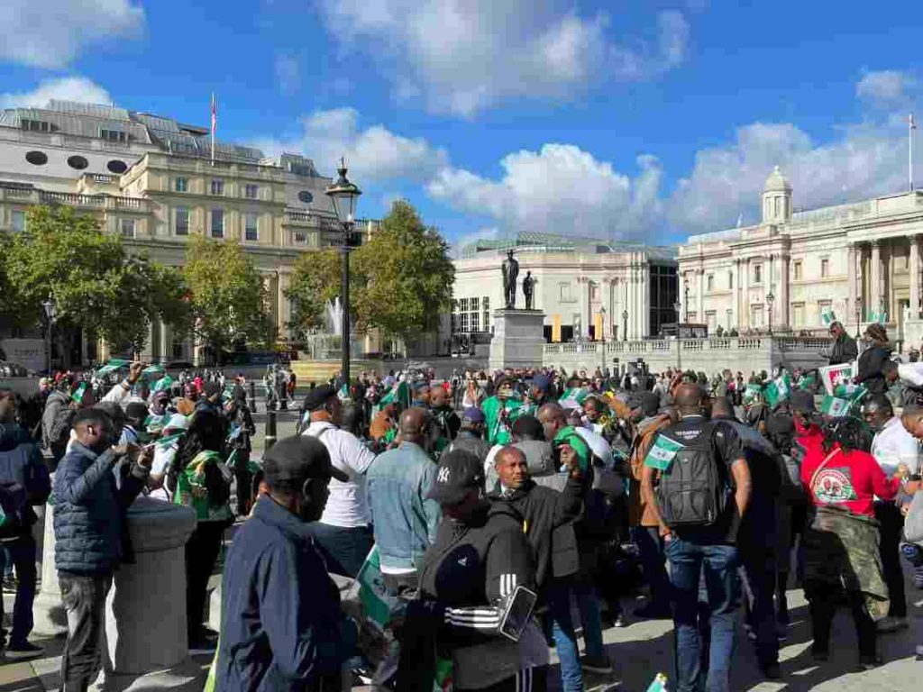 PHOTOS: Peter Obi's supporters hold mass rallies in London, Nigeria