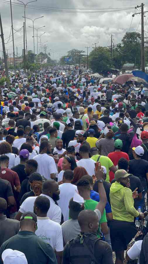 PHOTOS: Peter Obi's supporters hold mass rallies in London, Nigeria