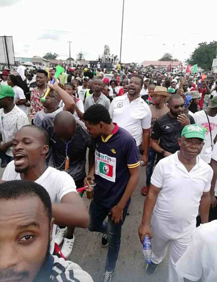 PHOTOS: Peter Obi Supporters hold another rally in Calabar