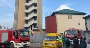 Staff members rescued as fire guts section of WAEC office in Lagos