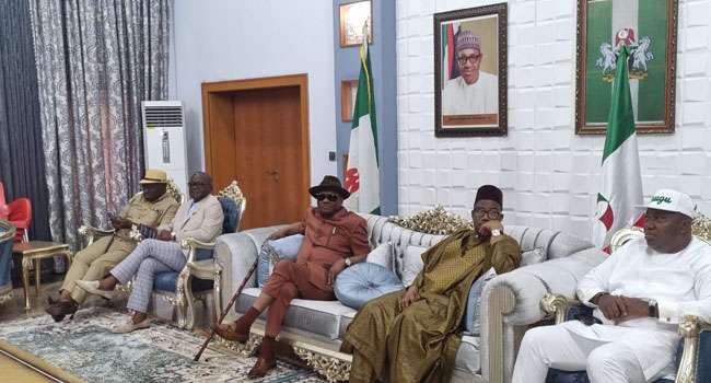PDP Crisis: Party's G5 governors meet with Bala Mohammed