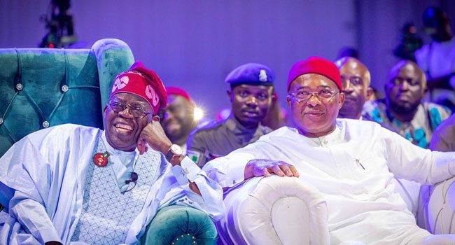 Igbo businessmen have donated over N1bn to Tinubu’s campaign, Uzodimma confirms