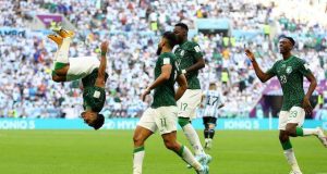 Saudi Arabia beats Argentina 2-0 in major World Cup upset