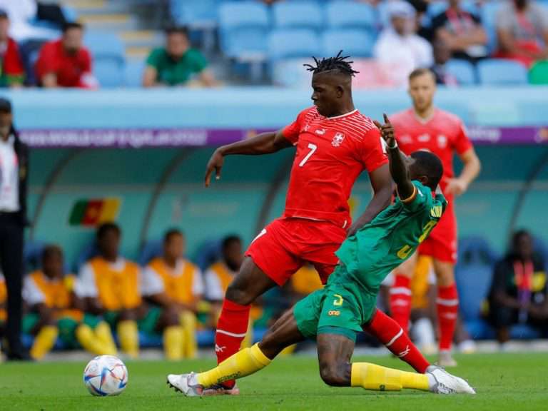 Breel Embolo scores for Switzerland to hand country of birth Cameroon defeat in World Cup opener