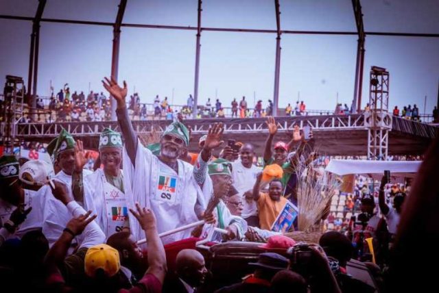 APC holds mega rally for Tinubu, Sanwo-Olu in Lagos
