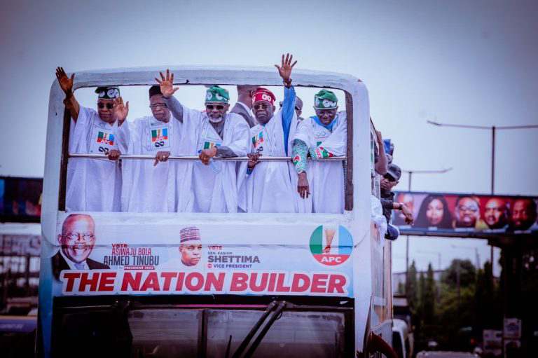 APC holds mega rally for Tinubu, Sanwo-Olu in Lagos