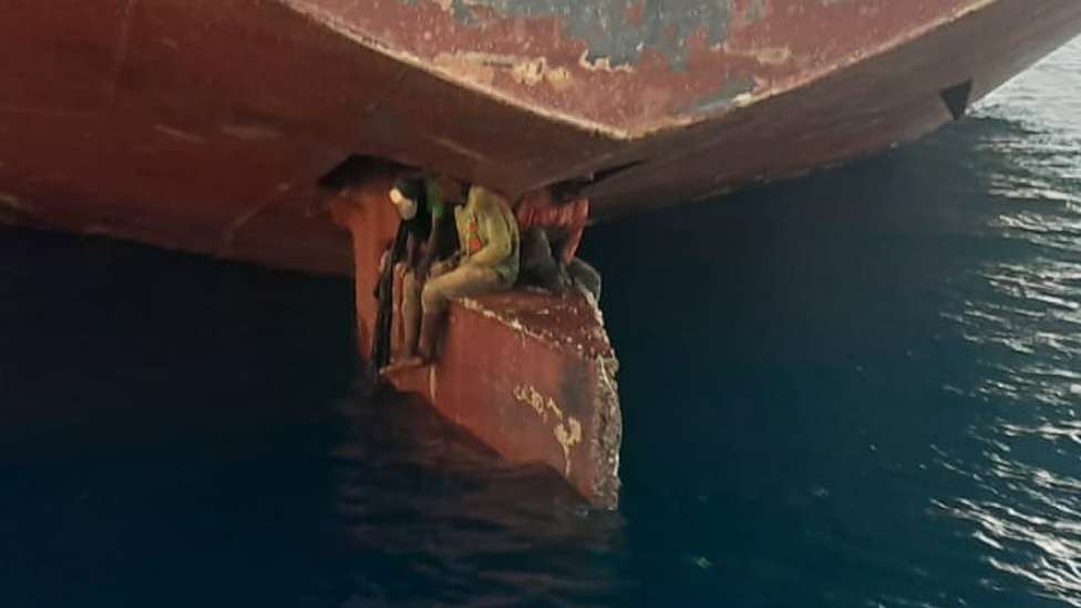 Three Nigerians rescued on rudder of ship travelling to Canary Islands, after 11 days