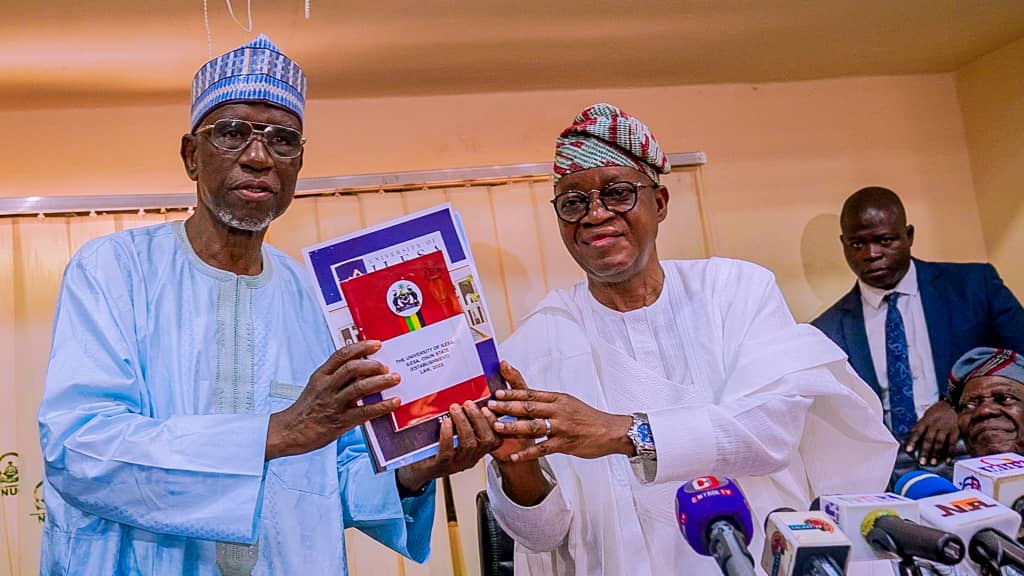 University of Ilesa: NUC presents letter of recognition to Osun govt