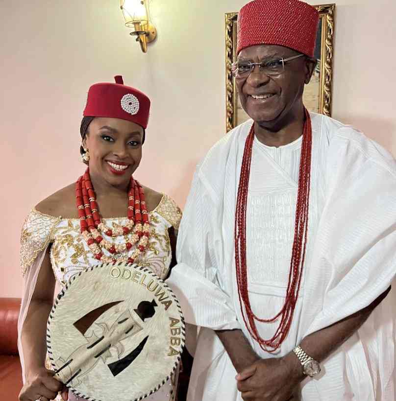 Adichie expresses delight as Obi of Onitsha attends coronation