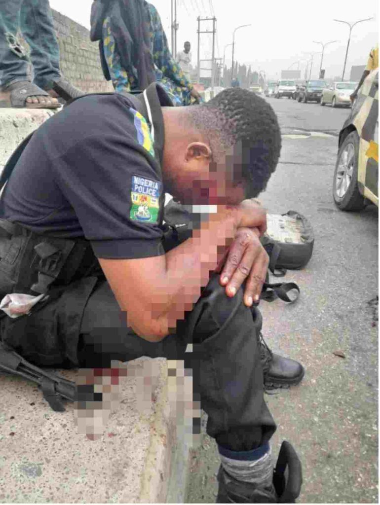 Hit-and-run driver injures policeman in Lagos