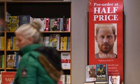 Spare, Prince Harry's memoir breaks United Kingdom first day sales record