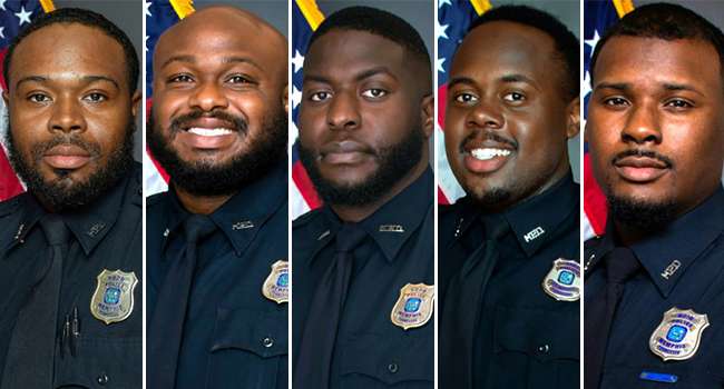 Five black US police officers charged with beating fellow black man to death