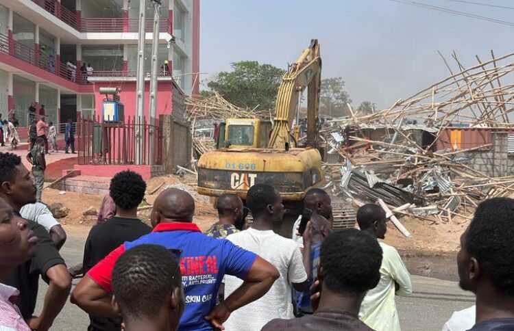 JUST IN: Many feared trapped as building collapses in Abuja