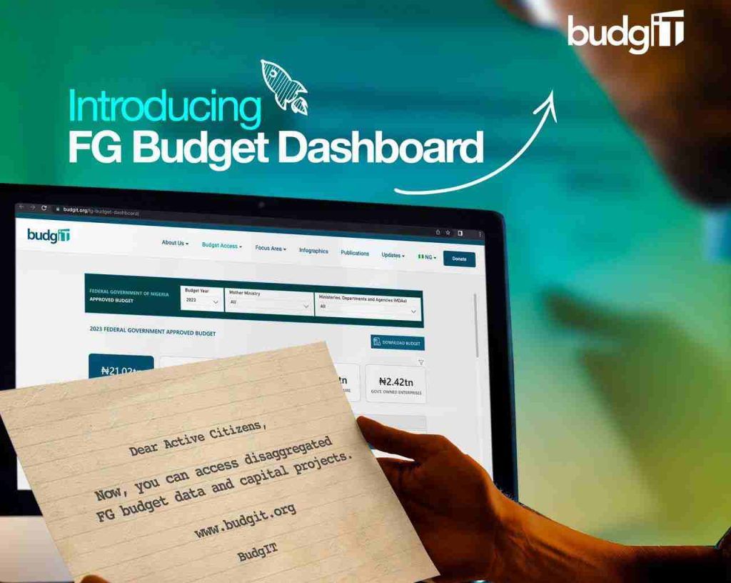 BudgIT unveils FG Budget Dashboard, gives citizens access to disaggregated budget data