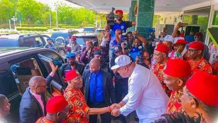 Ugwuanyi shuns Atiku's campaign rally after welcoming ex-VP to Enugu