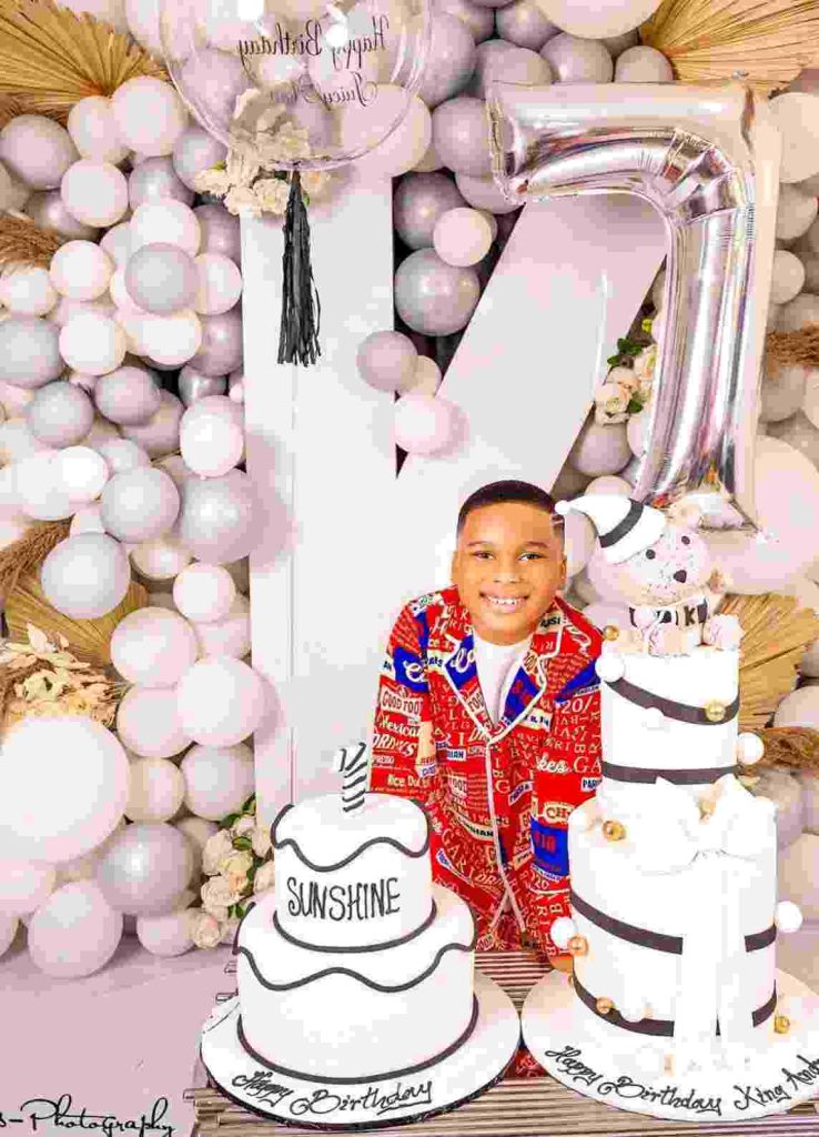 Tonto Dikeh gifts 10 plots of land to son on 7th birthday