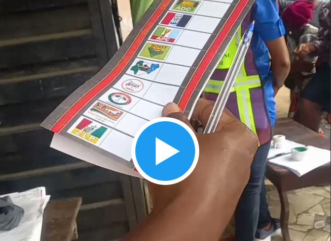 VIDEO: No Labour Party logo on some ballot papers in Lagos