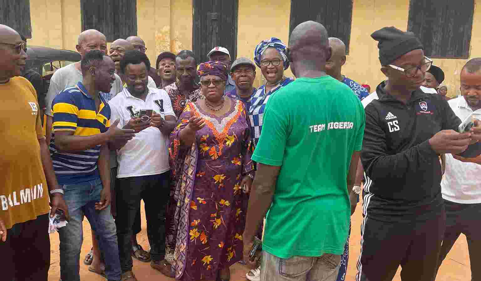 #NigeriaDecides: 'I've been waiting for one hour,' Okonjo-Iweala laments non arrival of INEC officials