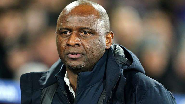 Crystal Palace sack manager, Patrick Vieira