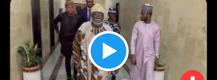 VIDEO: CJN sighted in Abuja amid rumours about London trip