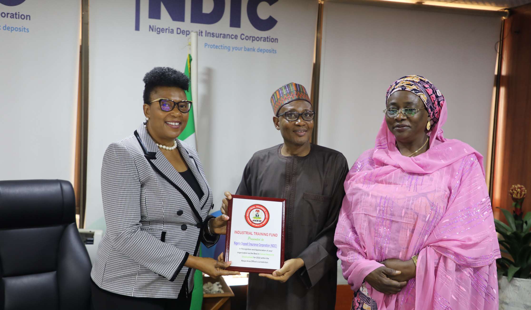 NDIC emerges ITF 2022 best contributing employer in human resources devt