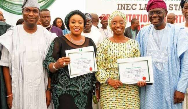 Lagos REC, Agbaje presents certificates of return to Sanwo-Olu, asks Rhodes-Vivor, Jandor to return to drawing board