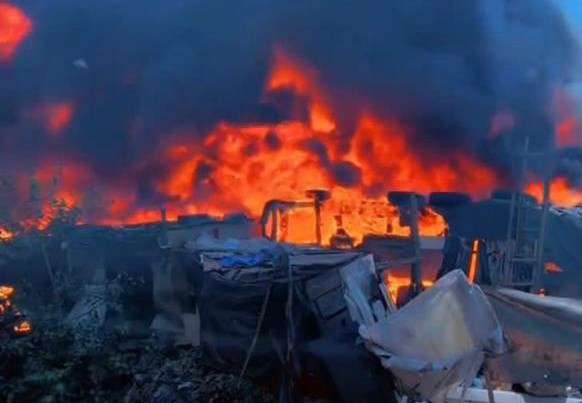 'Only shanties were set on fire,' Police react to Alaba market fire