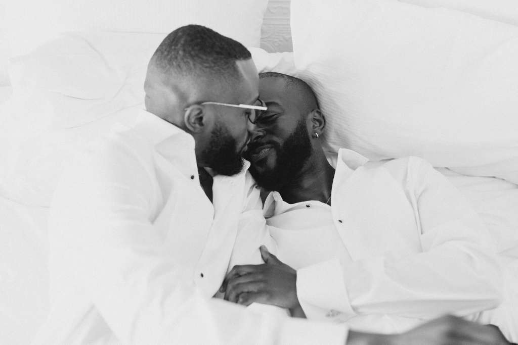 PHOTOS: Nigerian man weds male sweetheart in France