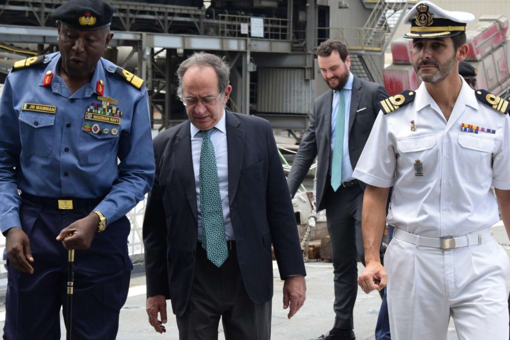 PHOTOS: Spanish warship arrives Lagos to strengthen military ties