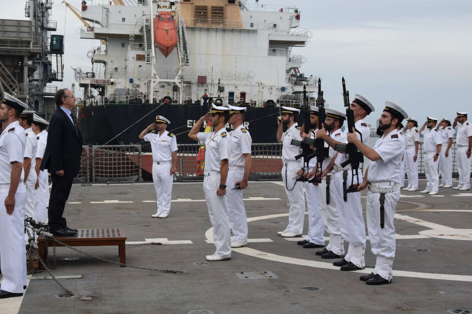 PHOTOS: Spanish warship arrives Lagos to strengthen military ties