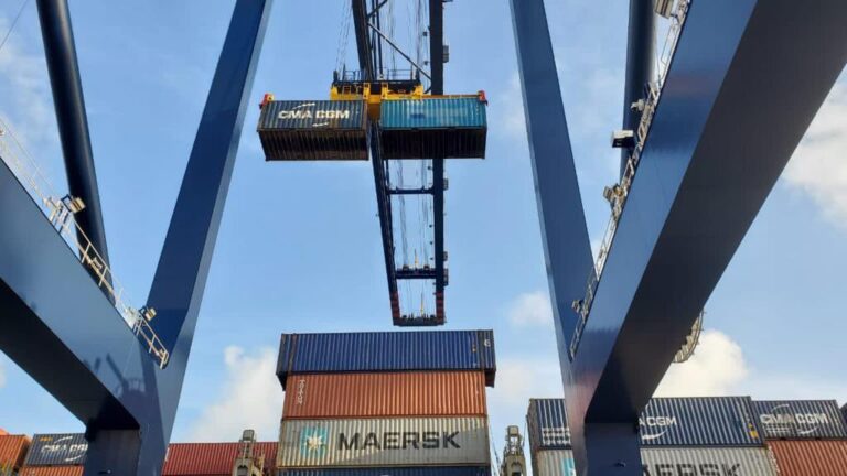 First transshipment vessel berths at Lekki Deep Seaport