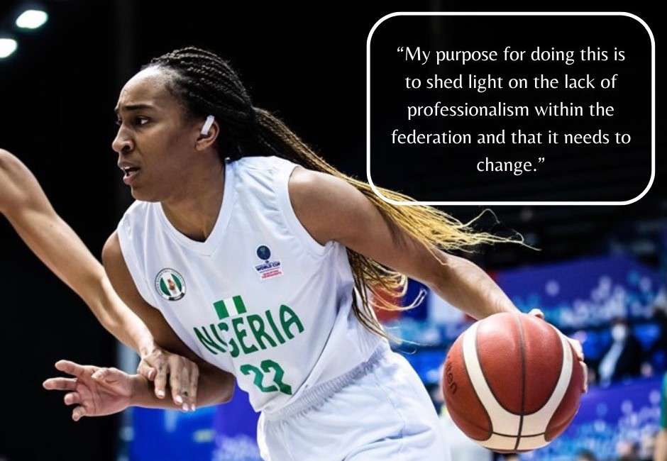 Oderah Chidom quits D'Tigress, accuses basketball federation of lack of professionalism