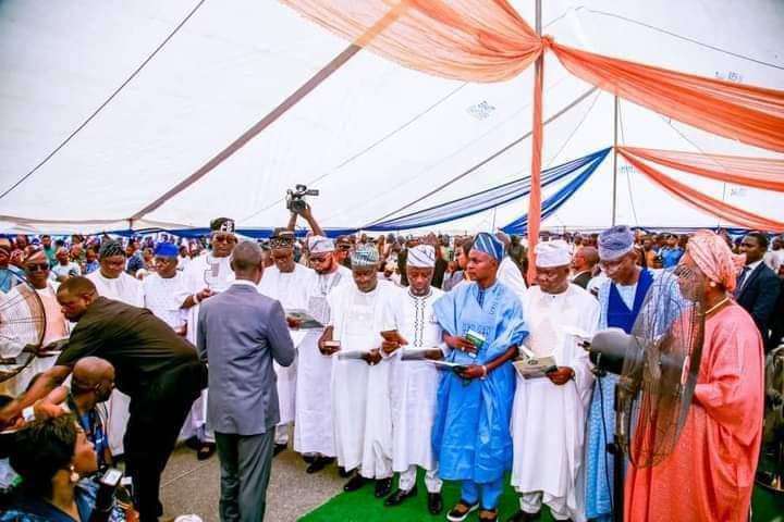 Gov Adeleke inaugurates cabinet, names self works commissioner, deputy sport