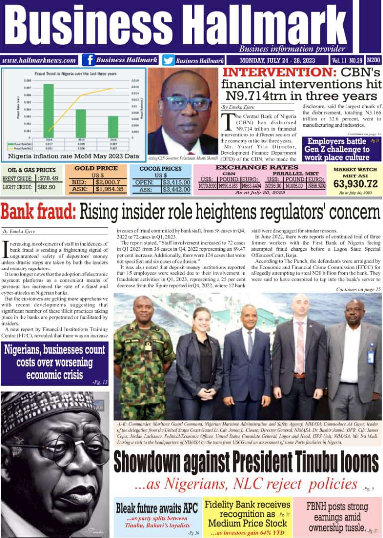 Download digital version of Business Hallmark Newspaper