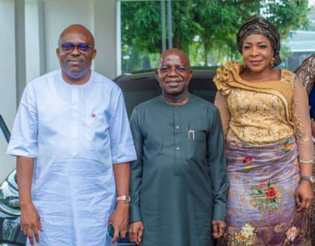 Gov Otti visits Rivers counterpart, Fubara, worships at Apostolic Fire Ministries