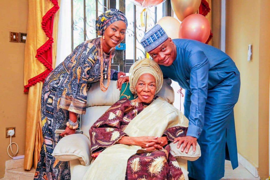 'I love you, Mum' Saraki celebrates mom as she turns 88