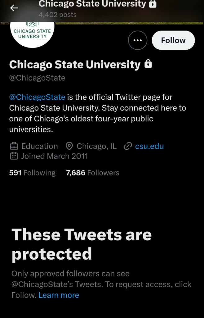 Chicago State University locks Twitter account as Nigerians berate its handling of Tinubu's certificate controversy