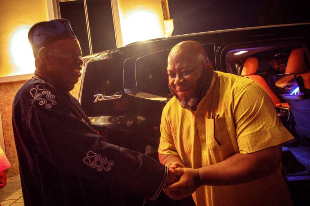 PHOTOS: Asari Dokubo pays congratulatory visit to APC chair, Ganduje in Abuja