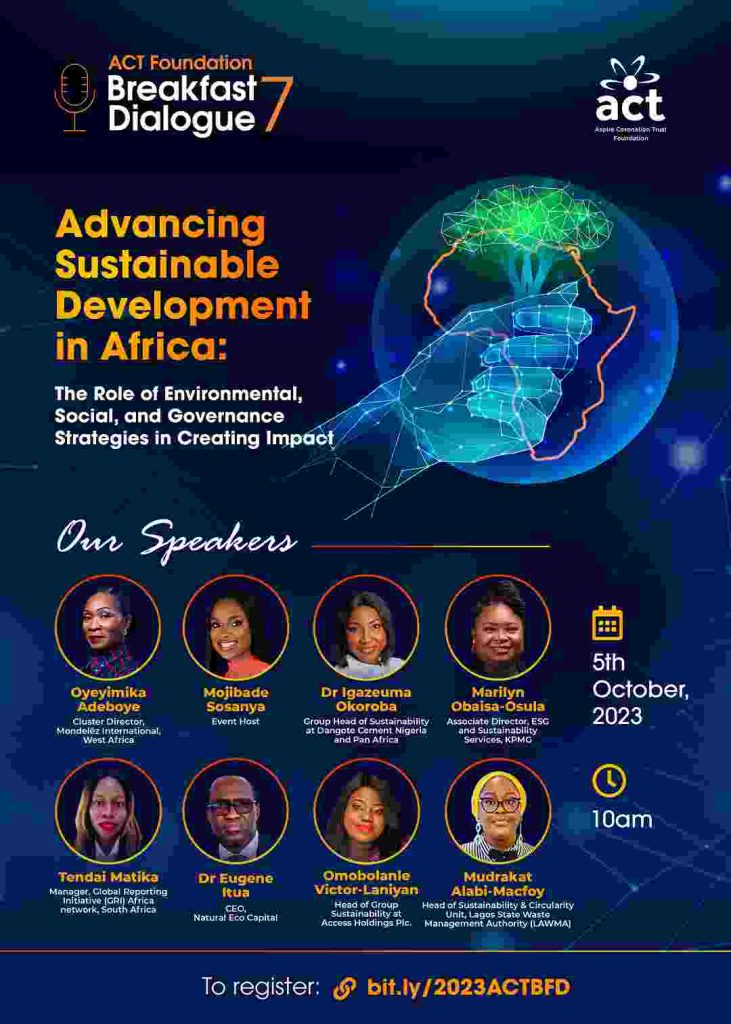 7th ACT Foundation breakfast dialogue to illuminate path to sustainable devt in Africa