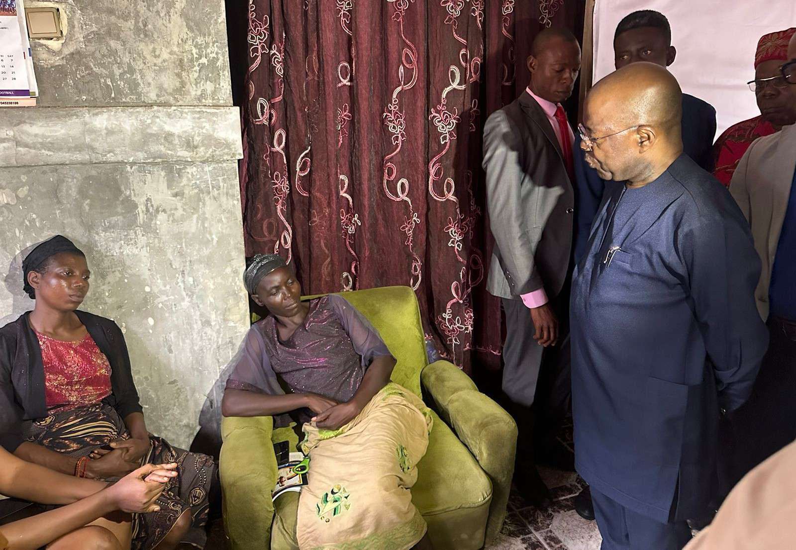 Gov Otti visits family of slain LP chieftain, tasks security operatives on arrest of culprits