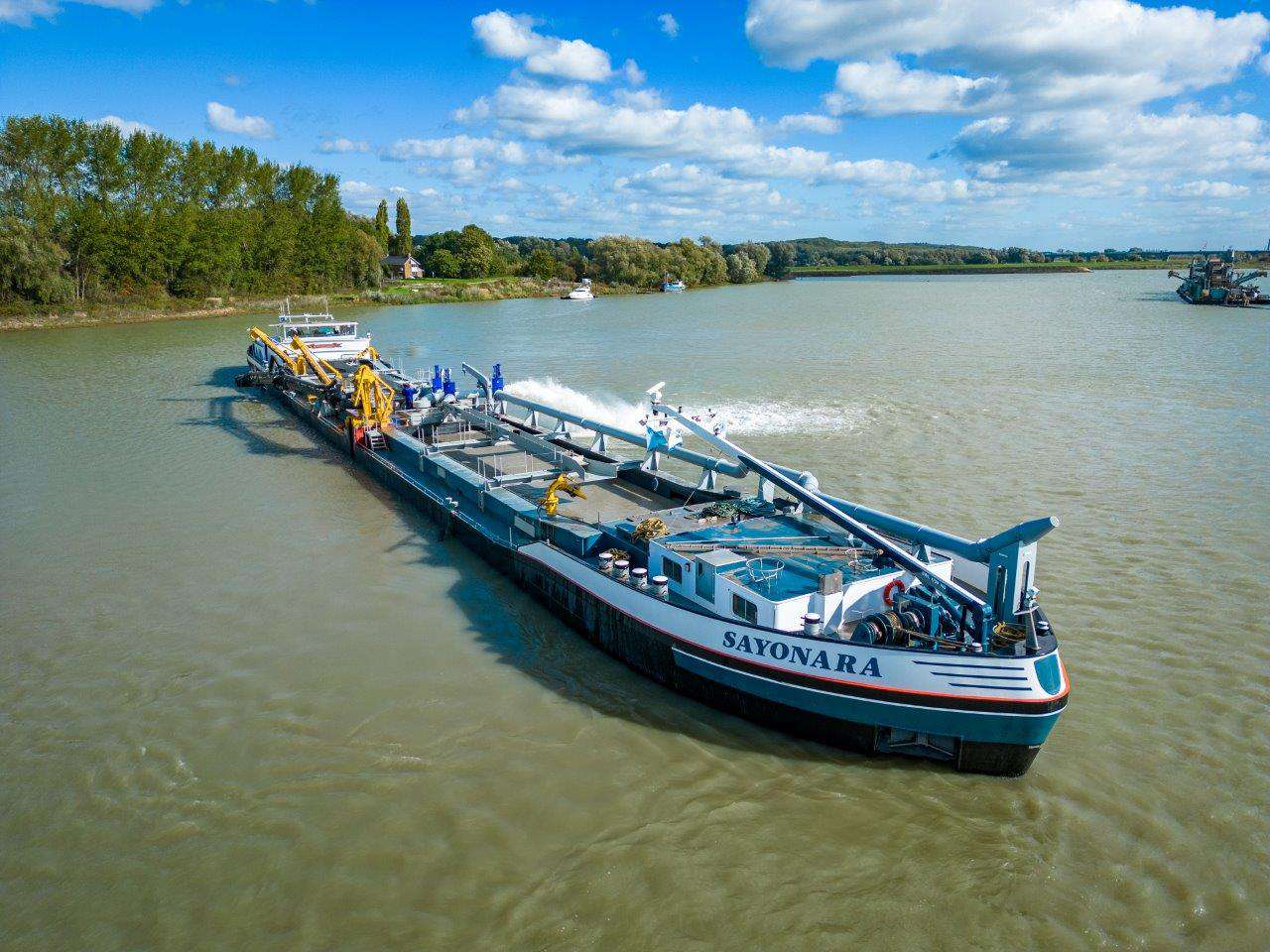 Concordia Damen converts inland shipping vessel to TSHD for Nigerian dredging project