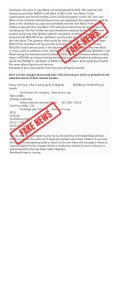 The fake report