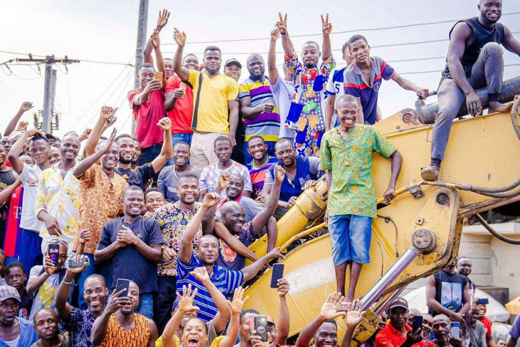 Gov Otti flags off construction of Port Harcourt road, Aba