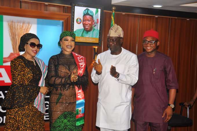Actress Tonto Dikeh dumps ADC, defects to APC