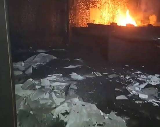 Thugs burn down Rivers assembly over attempt to impeach Gov Fubara