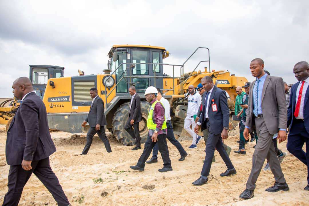 PHOTOS: Gov Otti inspects level of work on Aba-Port Harcourt Expressway