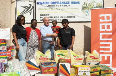 Julius Berger Abumet donates food items, other materials to orphanages in Abuja