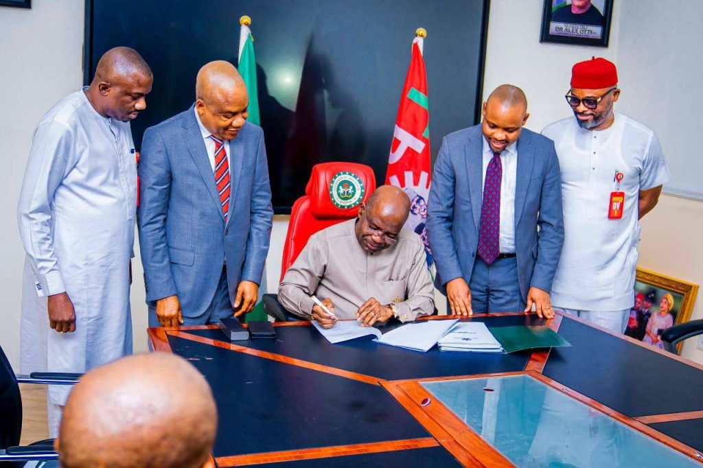 Gov Otti signs Greater Aba Development Authority Bill into law