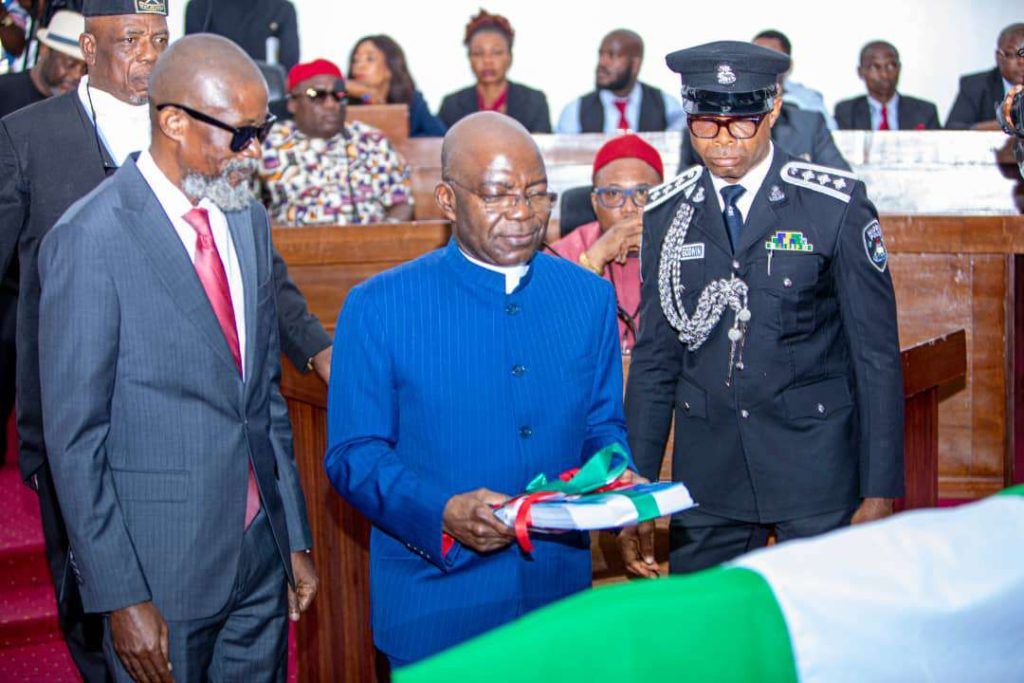As Alex Otti presents budget of “New beginning” to Abia House of Assembly